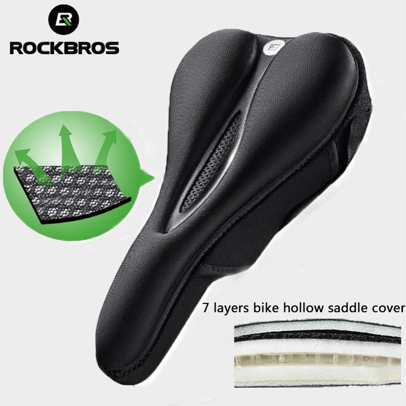 Husa scaun de bicicletă cu gel Rockbros LF047 pe fundal alb